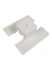 Center Feed - White Color - Single Circuit 2 Wire Track System - Liteline CF6108-WH